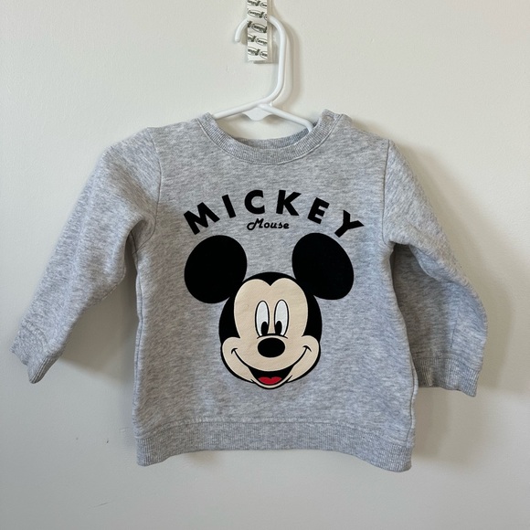 9-12 month Mickey sweatshirt - Picture 1 of 1